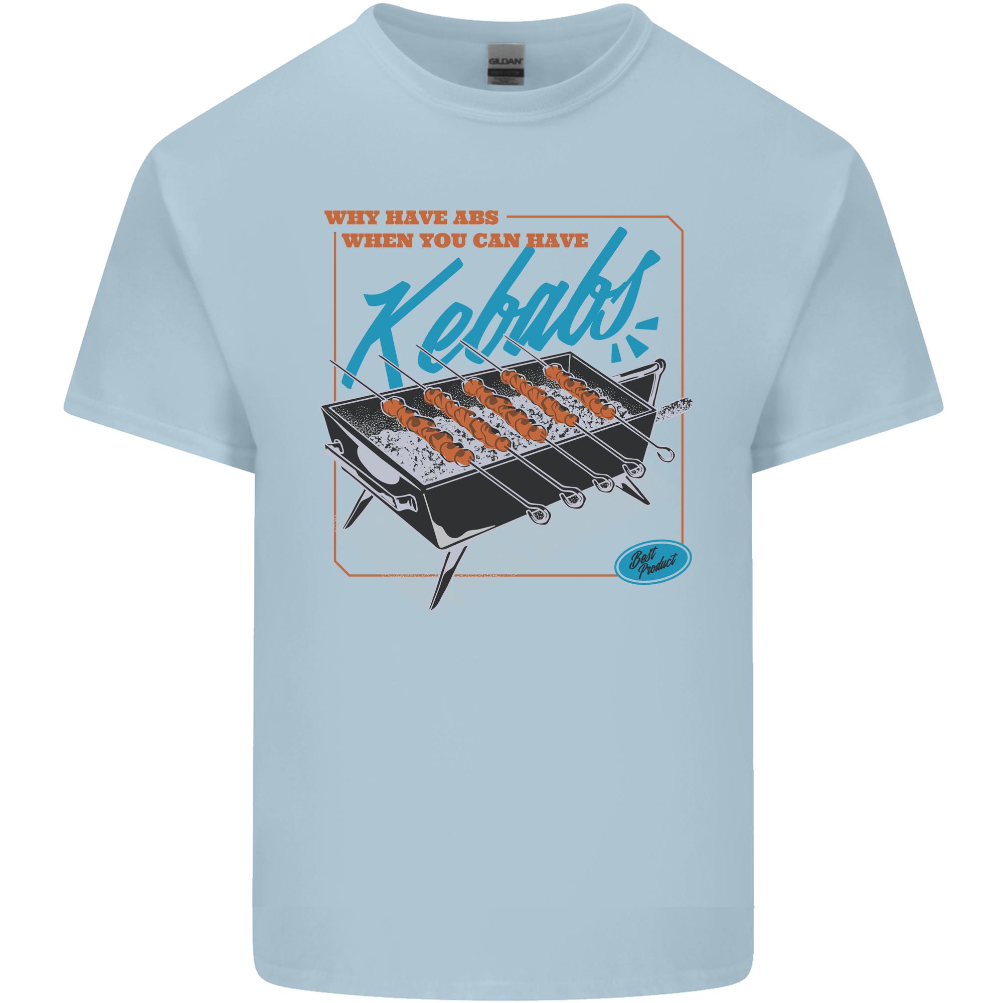 Abs Kebabs Funny Gym Overweight Fat Unisexs Light Cotton TShirt S