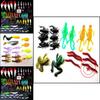Soft Plastic Lure Set For Bass Night Fishing With Glowing Baits For Anglers