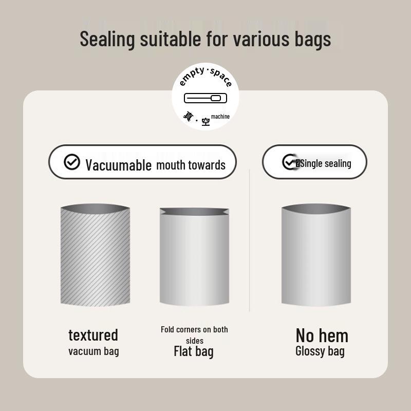 New Cross-Border Vacuum Sealer with LCD Display - Super Strong Food Preservation Machine