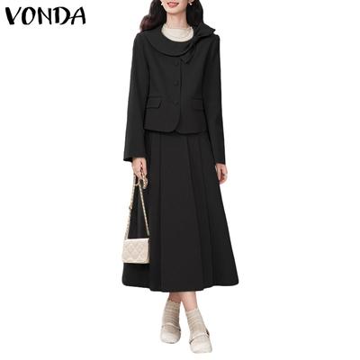 Elegant Women Outfits Long Sleeve Bow Blouse and Pants Casual Two Piece Suit Sets