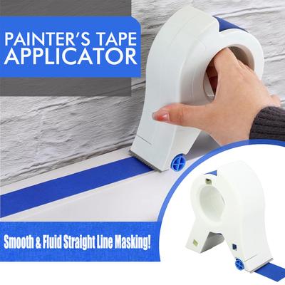 Set Masking Paint Tape Applicator and 5 Roll Blue Painter Tape for Window Door Cabinet Masking Tape Applicator