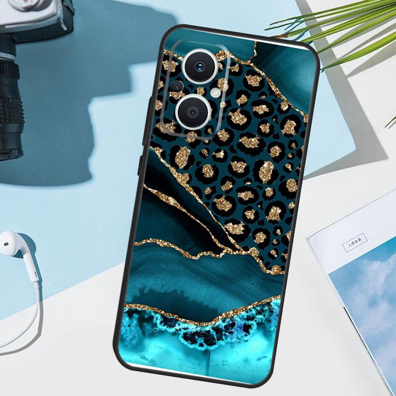 Leopard Print Cover For OPPO Reno 11 Pro 10 12 13 14 14F 13F 12F 11F 7 8 Lite OPPO Find X6 X5 X8 X9 Pro Case