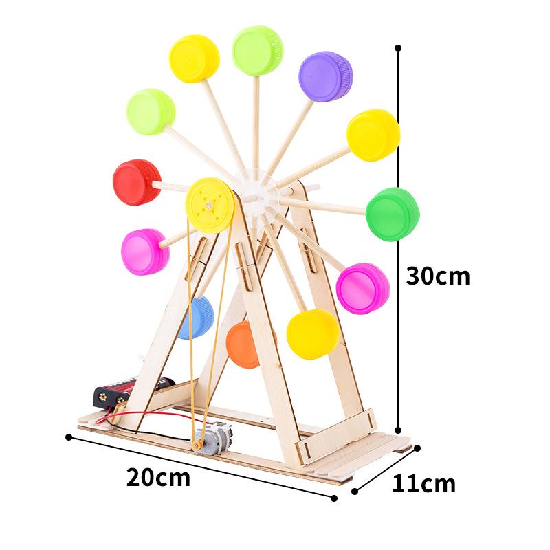 DIY Science Experiment Kit: Eco-Friendly Bottle Cap Ferris Wheel