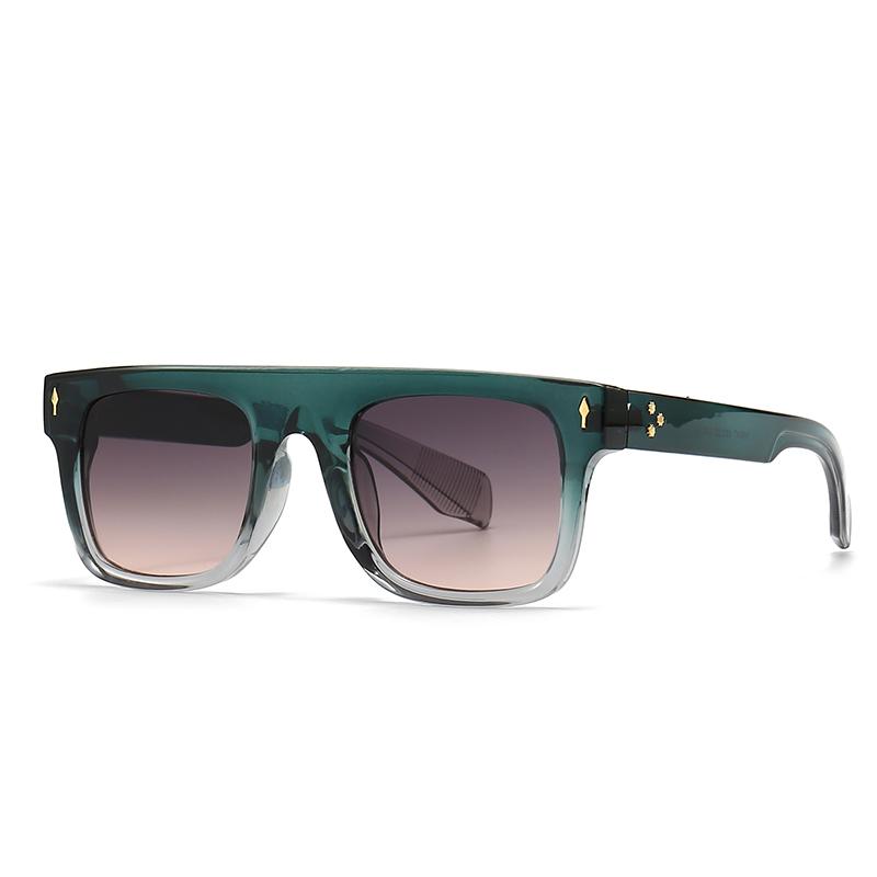 Popular Square Sunglasses with Rice Nails for Women Cross-Border Foreign Trade Fashion Eyewear 6047