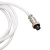 Mechanical Keyboard Cable Double Sve Custom Coiled with Detachable Metal Aviation USB C to USB A Keyboard Aviation Connector