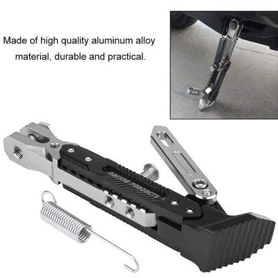 Adjustable CNC Metal Motorcycle Foot Bracket Bicycle Metal Foot Bracket Durable Corrosion Resistant Holder Stand Accessories