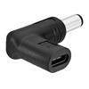USB-C to DC5521 90° Adapter: 12V PD Power Converter