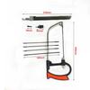 8 In 1 Magic Saw Hacksaw DIY Hand Steel Saw for Metal Woodworking Mini Saw Kit with 6 Blades