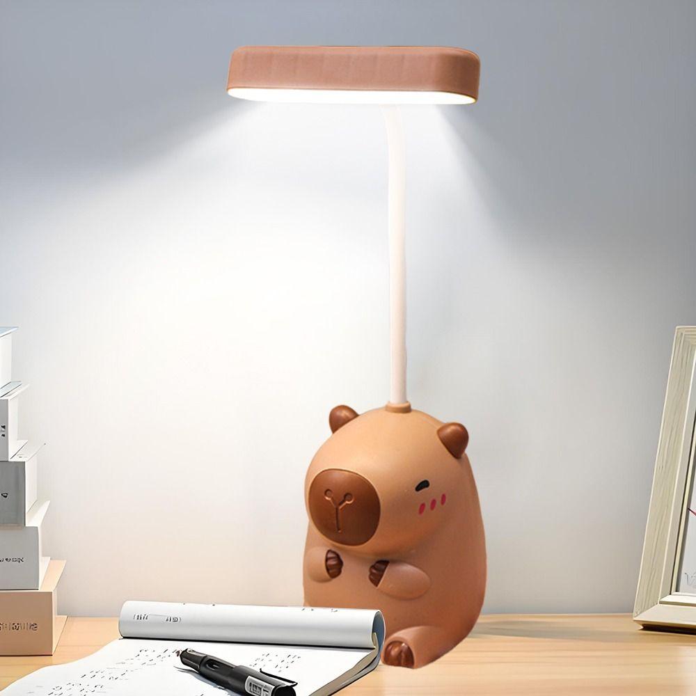 With Pencil Sharpener Bedside Lamp Folding Learning Eye Lamps Cute Decor Light  Bedroom Use