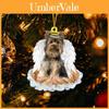 Creative Angel Wing Dog Christmas Decoration Acrylic/organic Glass Cartoon Style