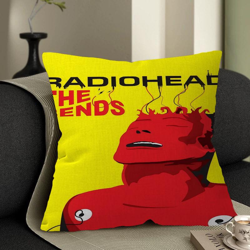 

Radiohead Decorative Room Aesthetics Pillow Case Home Decor Bedroom Sofa Bed Couch Pillow Cover 45x45 16x16Inch