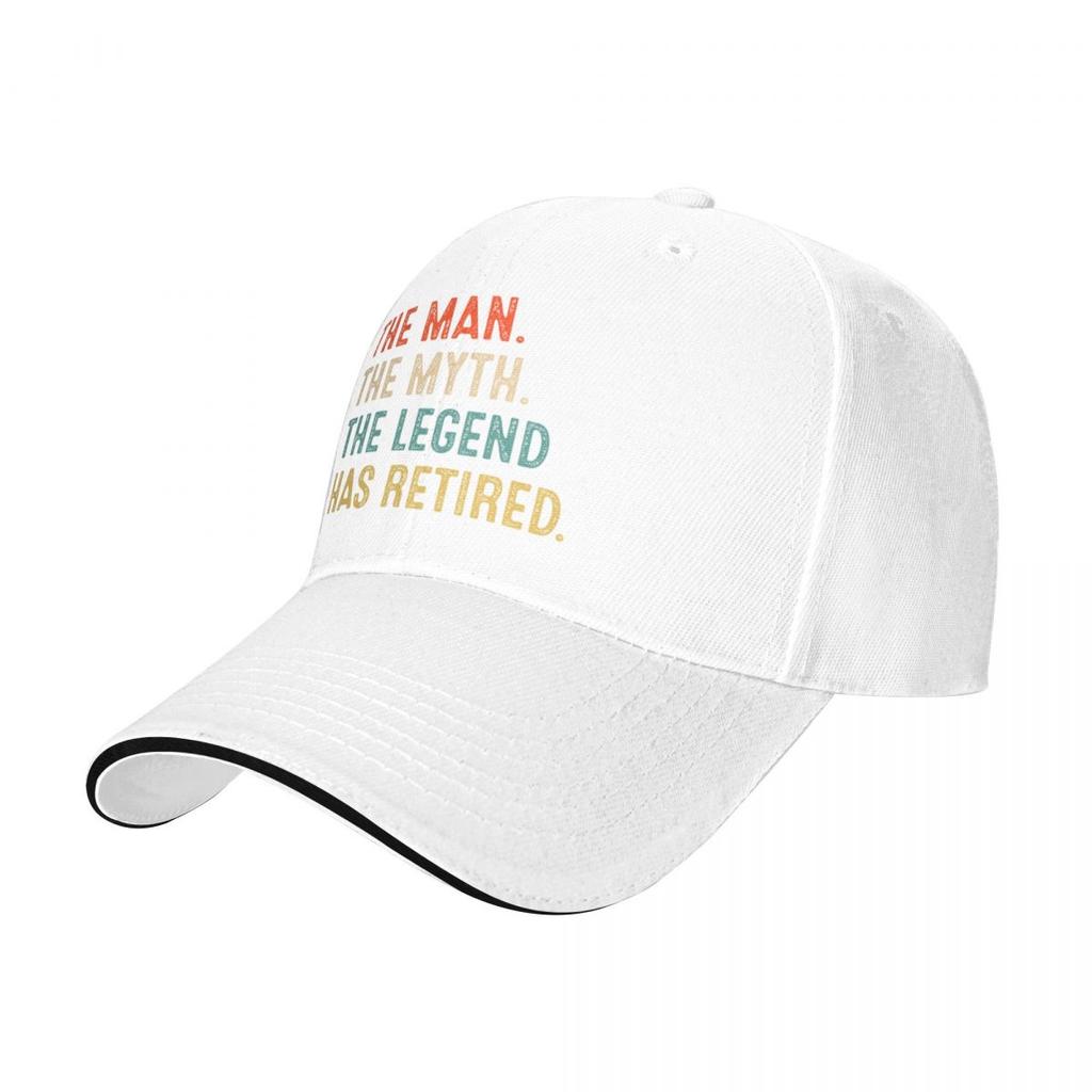 Plus The Man The Myth The Legend Has Retired Lightweight Hats Woman Sports Caps Cap Man Summer