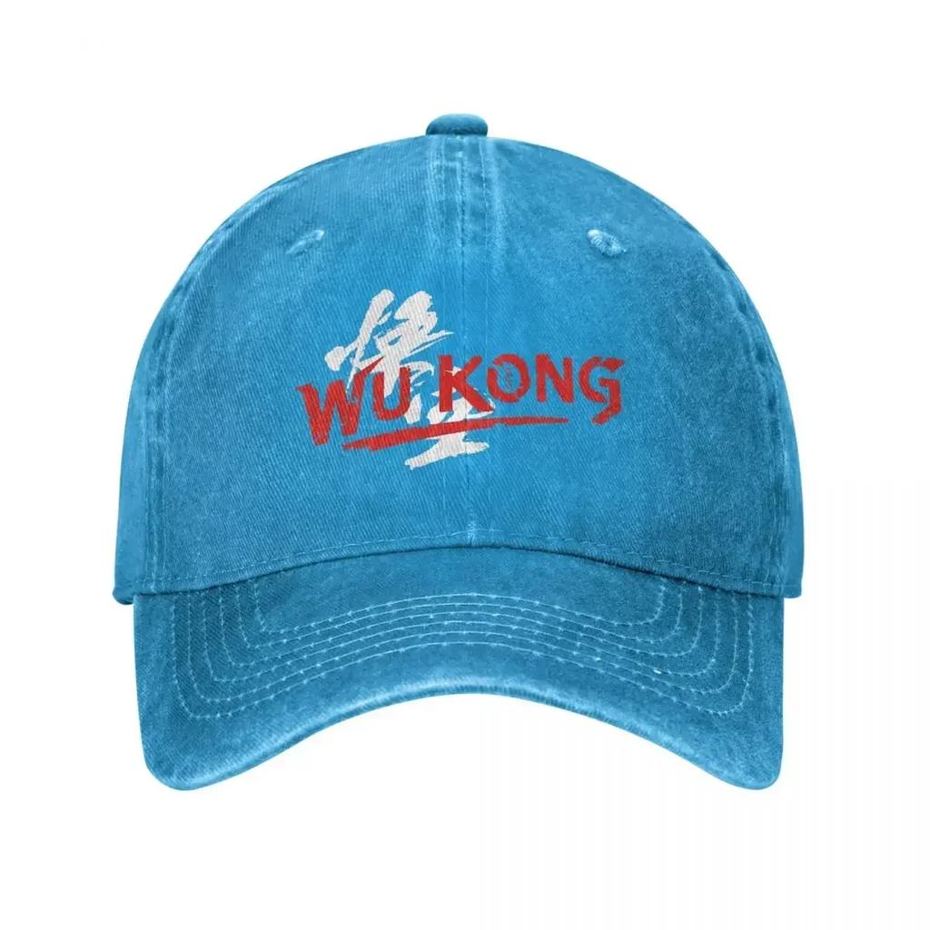 Vintage Black Myth Wukong Logo Baseball Cap for Men Women Distressed Denim Washed Headwear Game Outdoor Activities Caps Hat