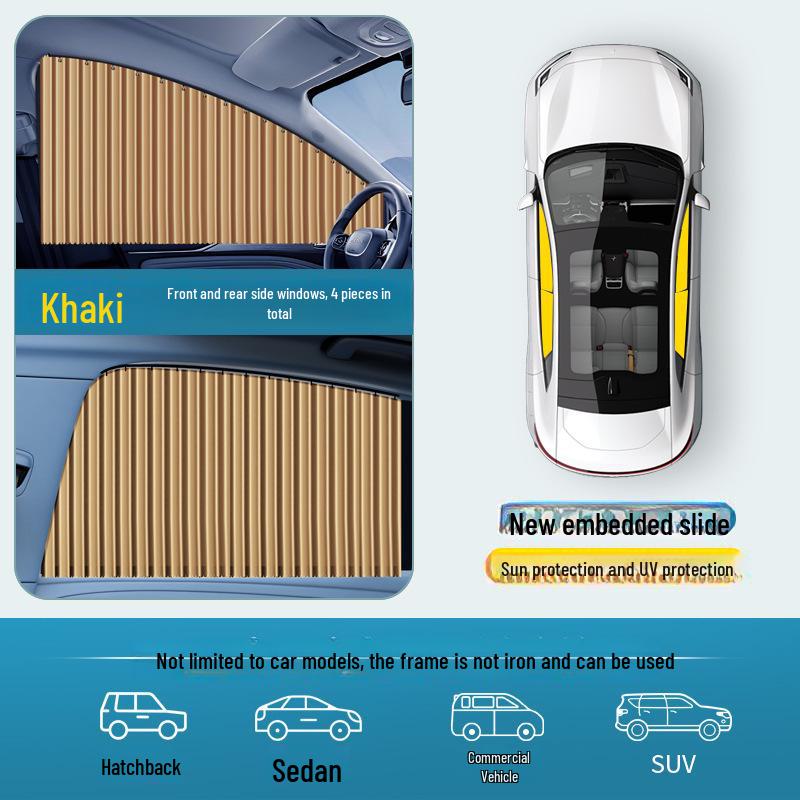 

Теплоизоляционный экран для солнцезащитного козырька для рельсового вагона - солнцезащитная штора