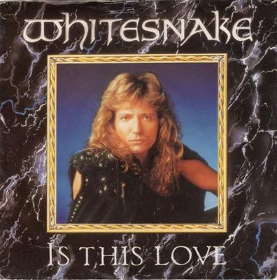 7inch Record WHITESNAKE - Is This Love EM3 EMI 1987 UK Rock Used