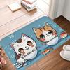 1PC Tranquil Waters Kitchen Rug Non-Slip Door Mat Pop design Bathroom Rug Bath Mat Carpet for Home Sink Laundry ecoreeree
