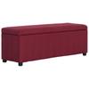Day and Night - Day and Night Bench with Storage Space 116 Cm Polyester Wine Red