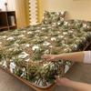 1 Fashion And Simple Modern Plant Animal Printed Matte Bed Sheet, Bedroom Printed Bed Cover, Bedding (Excluding Pillowcases)