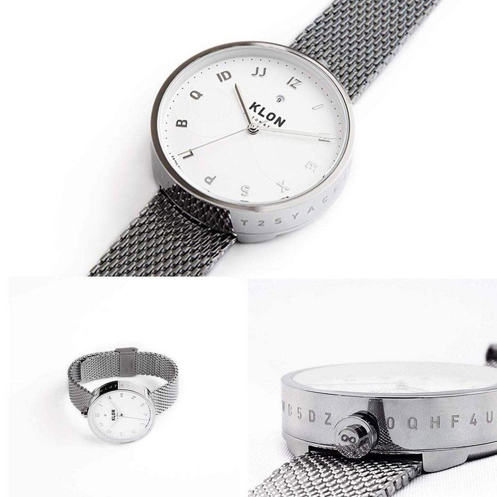 KLON AUTOMATIKUHR -MOCK NUMBER- 43mm Herren Automatikuhr Mechanisch, Hergestellt in Japan, Einfaches Silber