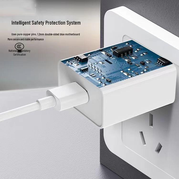 66W Super Fast Charging USB Charger Compatible with Android, Apple, and Huawei Devices