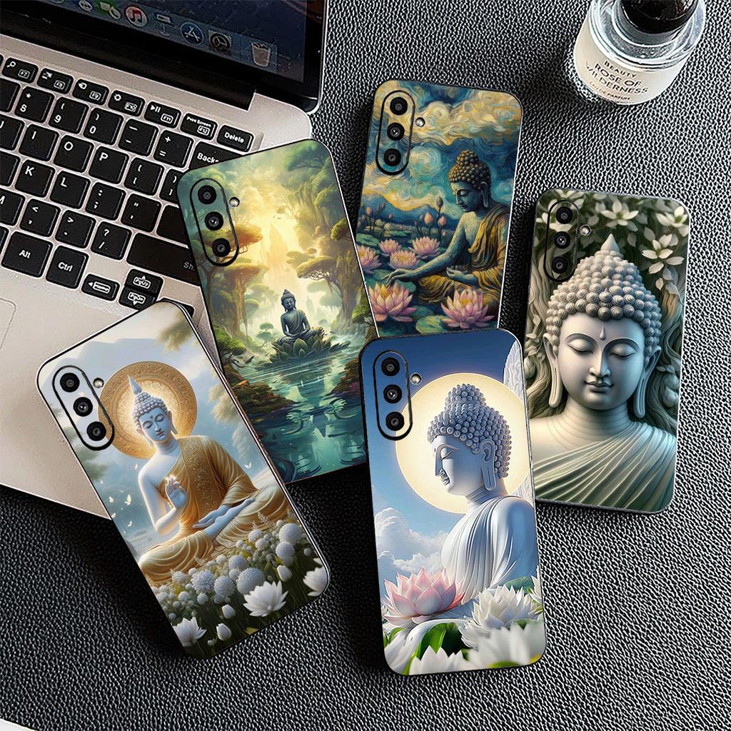 Housse en Silicone Lord Bouddha pour Samsung Galaxy S25 S24 S23 FE Ultra Plus S7 Edge S25+ S24+ A56 5G + Coque de Téléphone