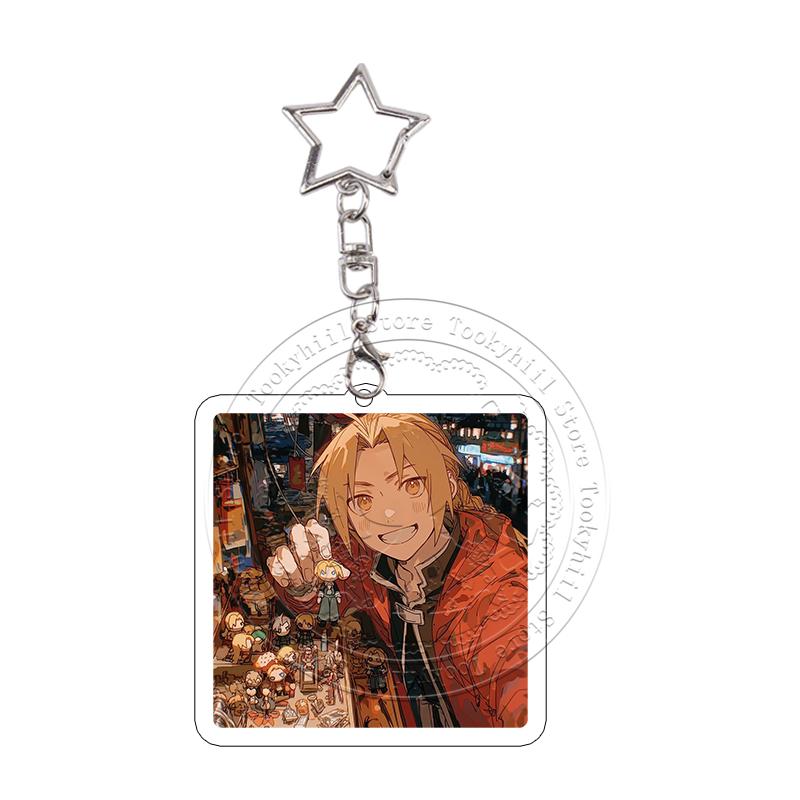 Pixel Daemons of The Shadow Realm Acrylic Keychain Exquisite Anime Cartoon Cosplay Props Decor Accessories Characters Role Gift