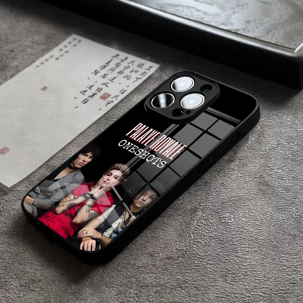Music Palaye Royale Phone Case For IPhone 16 Pro Max 15 Plus 14 Pro 12 11 13 Mini X XR XS Max 8 7 Plus SE Glass Cover