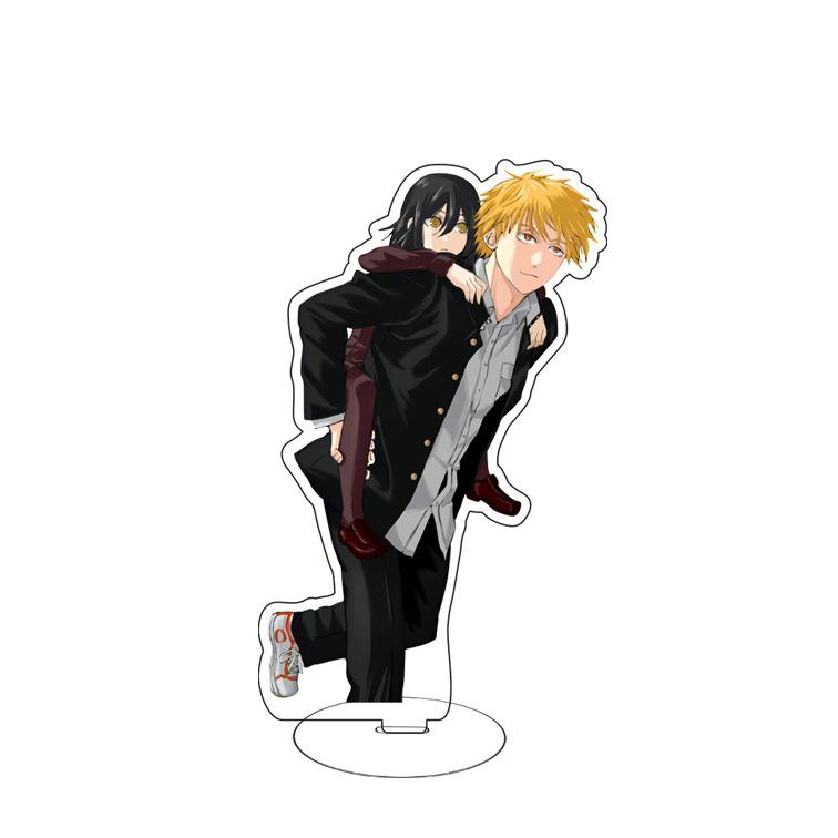 15cm Anime Chainsaw Man Acrylic Stand Action Figure Toy Makima Hayakawa Aki Figures Desktop Home Decoration