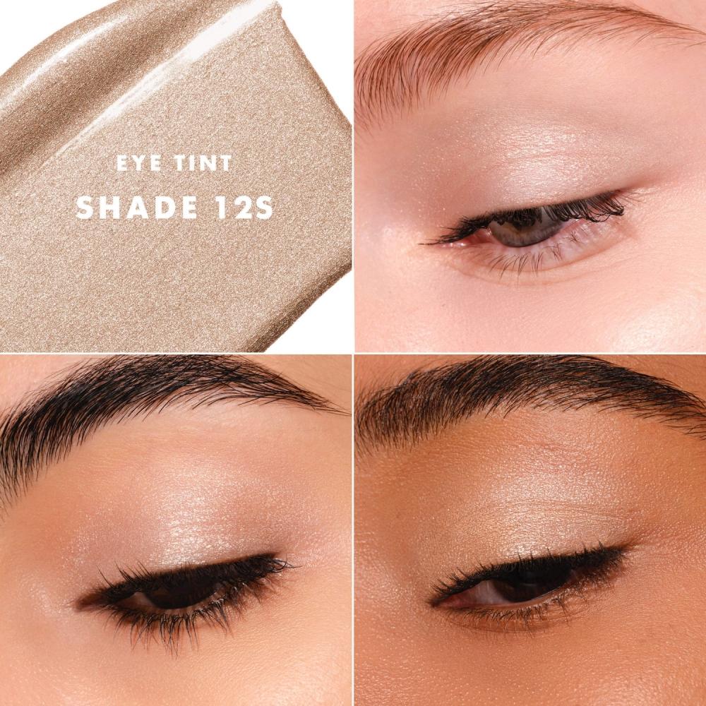 Armani Beauty Eye Tint Long Lasting Liquid Eyeshadow 0.13 Oz  3.9 Ml 12s Shell Light Gold Shimmer