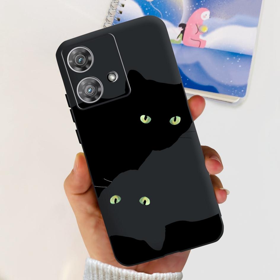 For Motorola Edge 40 Case Moto Edge 40 Neo 5G 2023 Cover Stylish Pattern Soft Slim Black Fundas For Moto Edge40 Edge40Neo Bumper