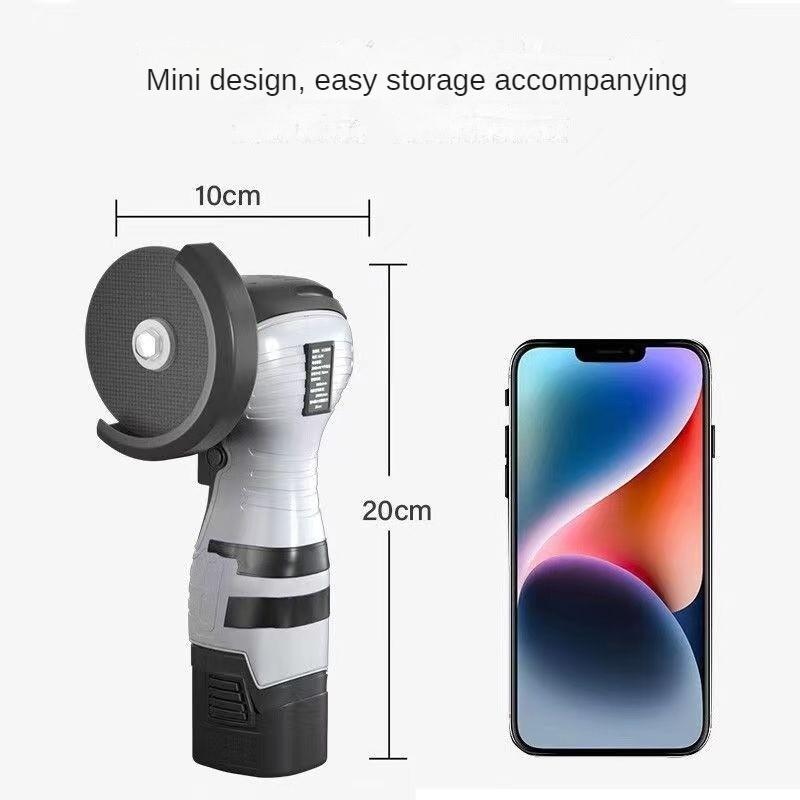 Portable Mini Multifunctional Polishing Machine Household Handheld Electric Angle Grinder Rechargeable Small Cutting Machine