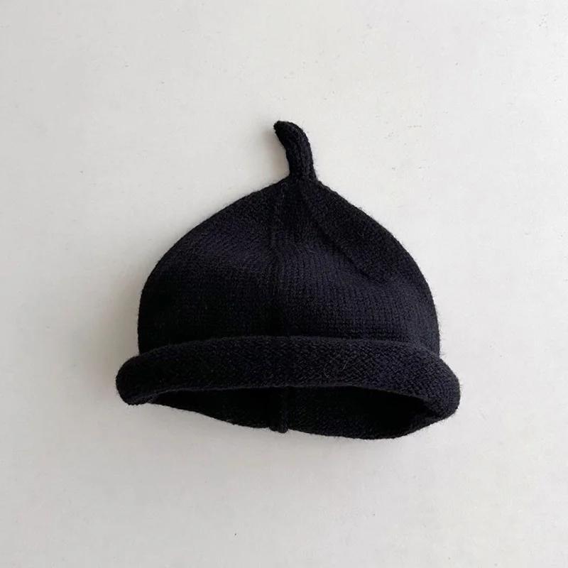 Kids Winter Hats for Newborn Boys Crochet Bonnet Toddler Girl Cap Children Baby Photography Props Boy Accessories Warm Stuffs