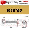 201 Stainless Steel Hex Socket Head Cap Screws M3-M27, Fully Threaded