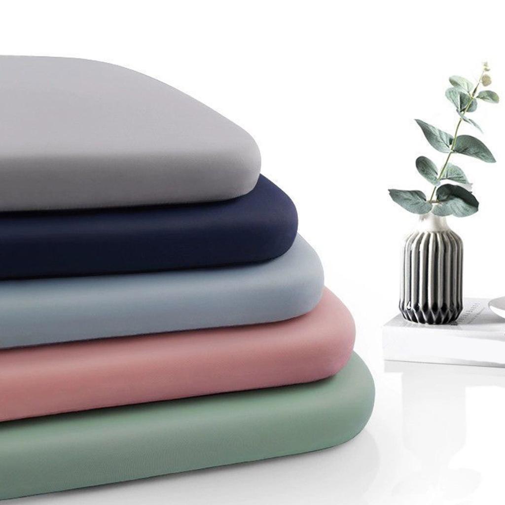 Memory Foam Sitting Pillow Comfort Seat Cushion for Long Hours at Work or Driving Easy Clean Fabric Cover