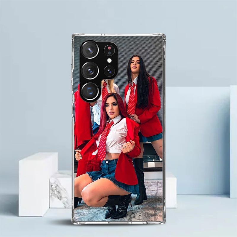 F-Fashion RBD R-Rebelde Soft Cover for Samsung Galaxy S25 Edge S26 S24 S23 Ultra Phone Case S22 S21 Plus S20 FE Print Pattern Sh