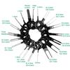 11/18/36/41Pcs Universal Car Terminal Removal Repair Tool Wire Plug Connector Extractor Puller for Car Disassembly Hand tool