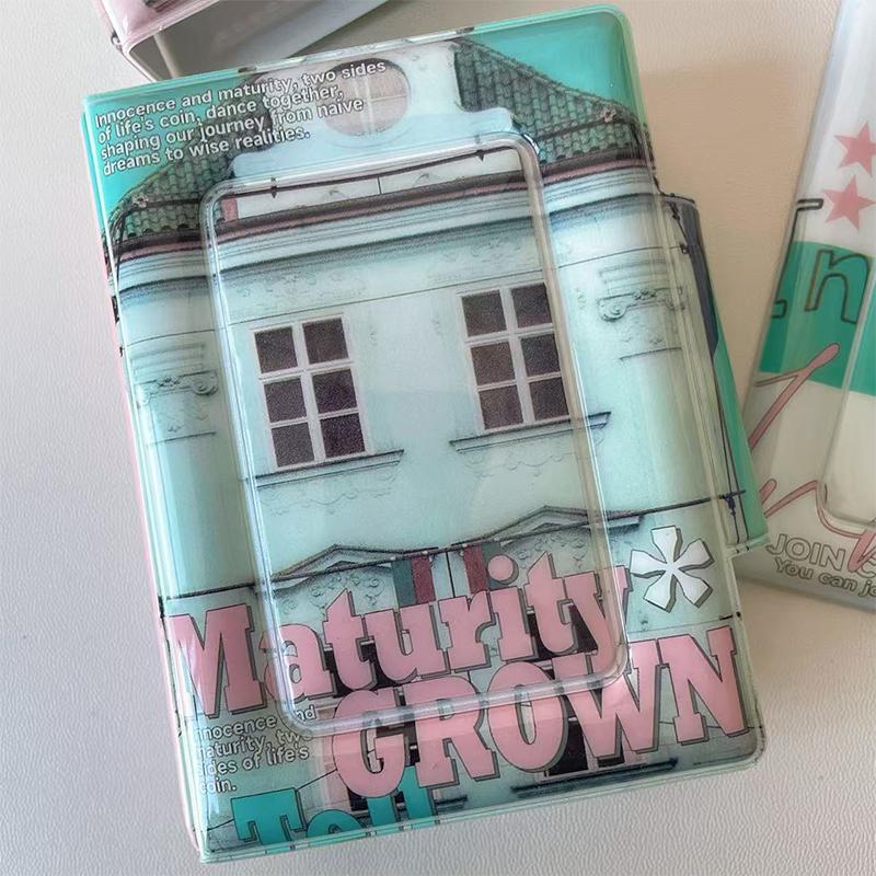 

Милый 3-дюймовый одинарный карман для карточек, альбом для карточек Погоня за звездами , альбом для хранения маленьких карточек Любовное зерно , вставной стиль, альбом для хранения полароидных фотографий