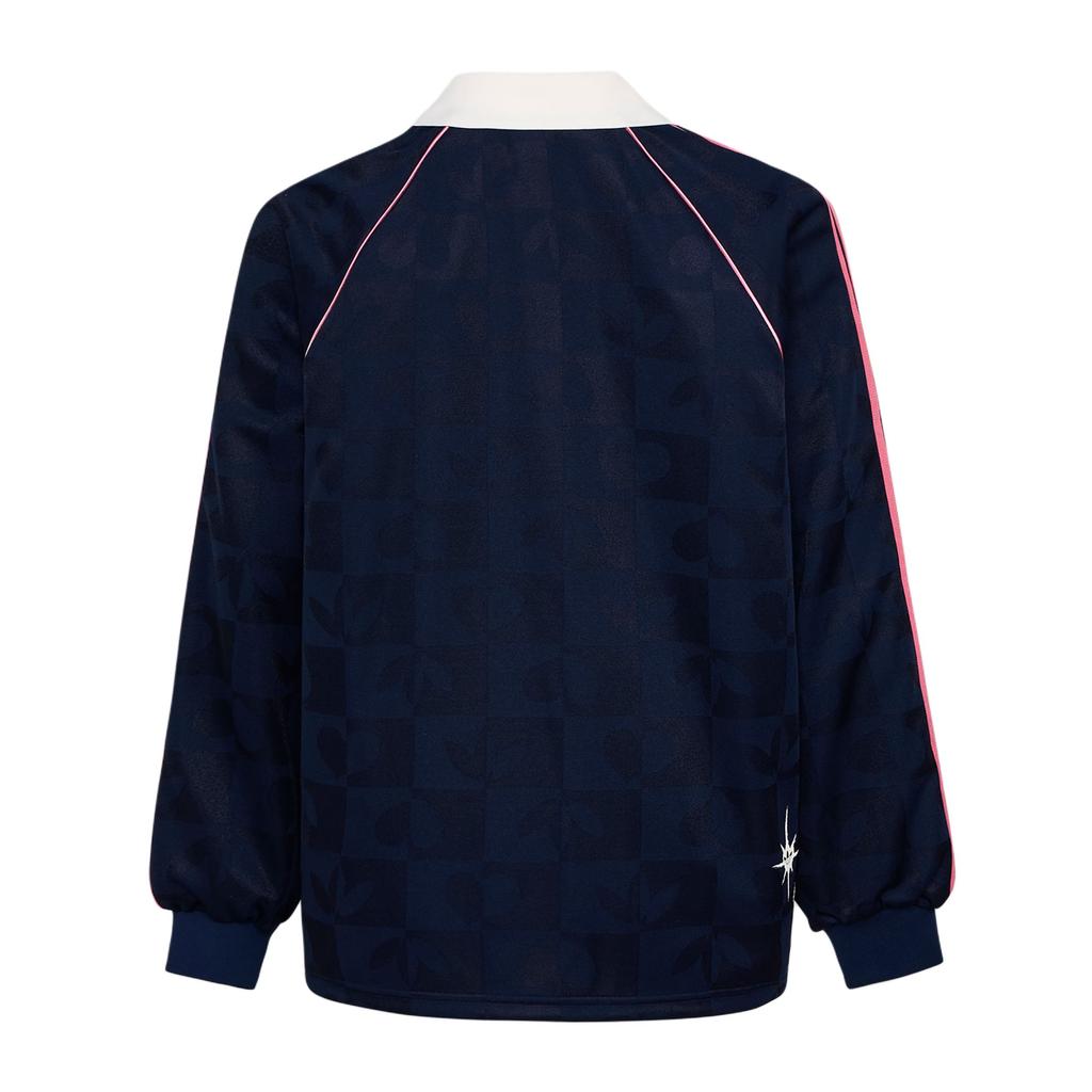 Adidas Originals Jersey Loose Fit Sports Polo Long Sleeve T-Shirt Women Tops KY2020