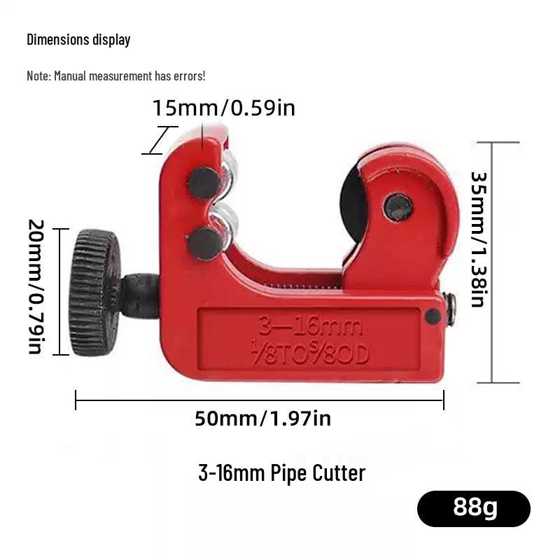 Mini Copper Pipe Cutter 3-28mm: Manual Cutting Tool