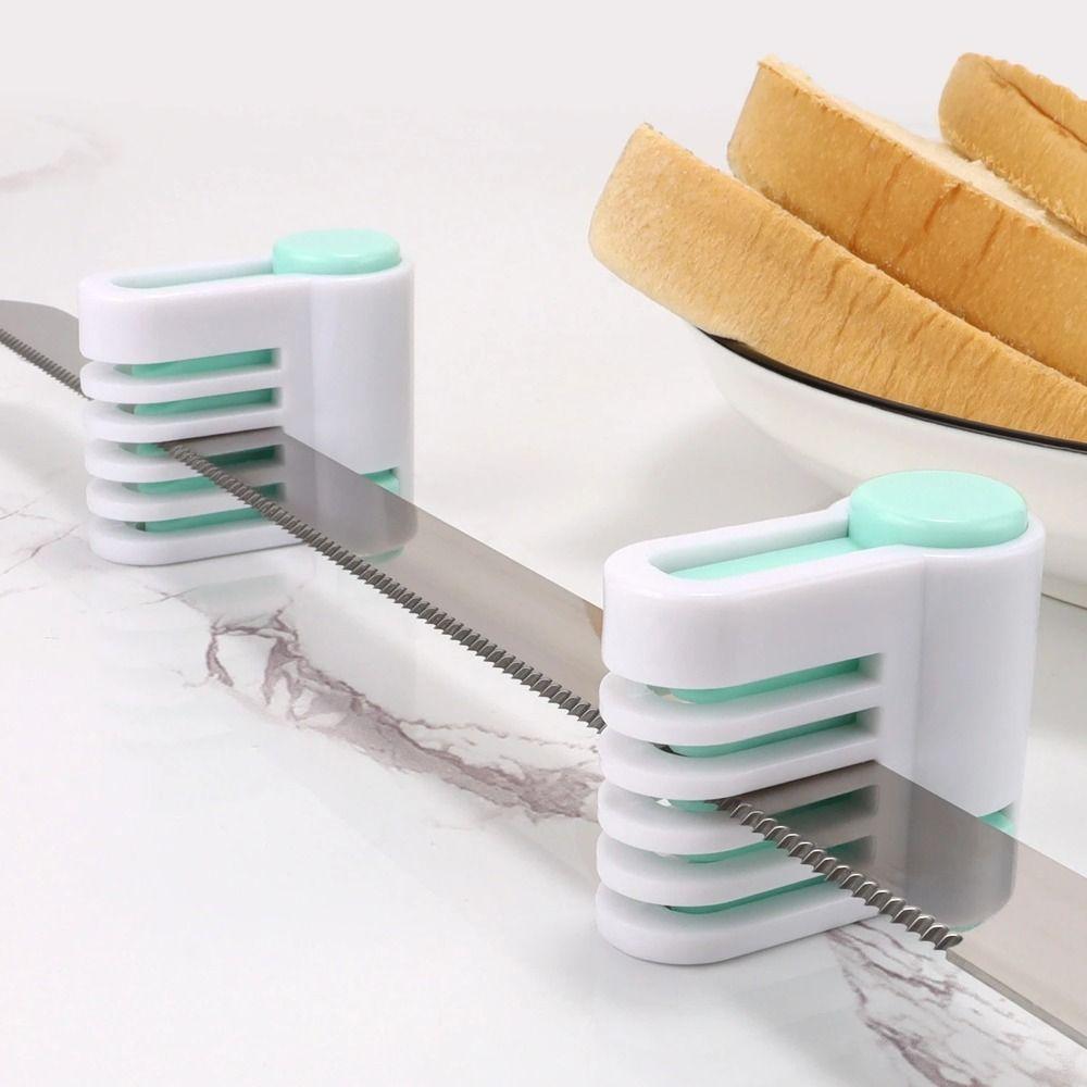 2Pcs Even Cutting Design Cake Slicing Helper Toast Divider Tool Homemade Baking Making