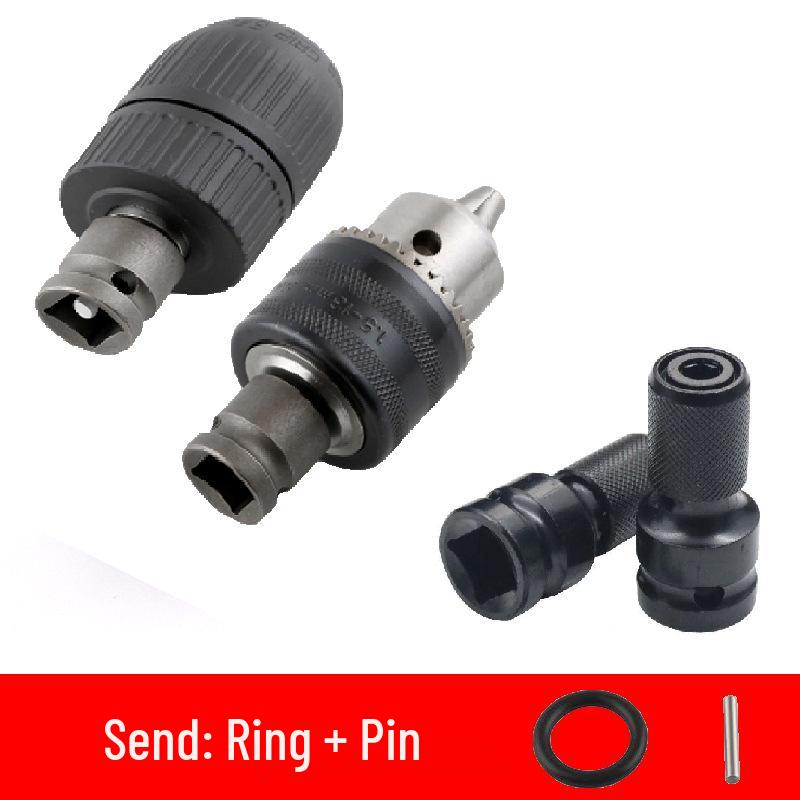 Electric Wrench To Drill Chuck Adapter - Pneumatic Screwdriver & Air Gun Conversion Tool