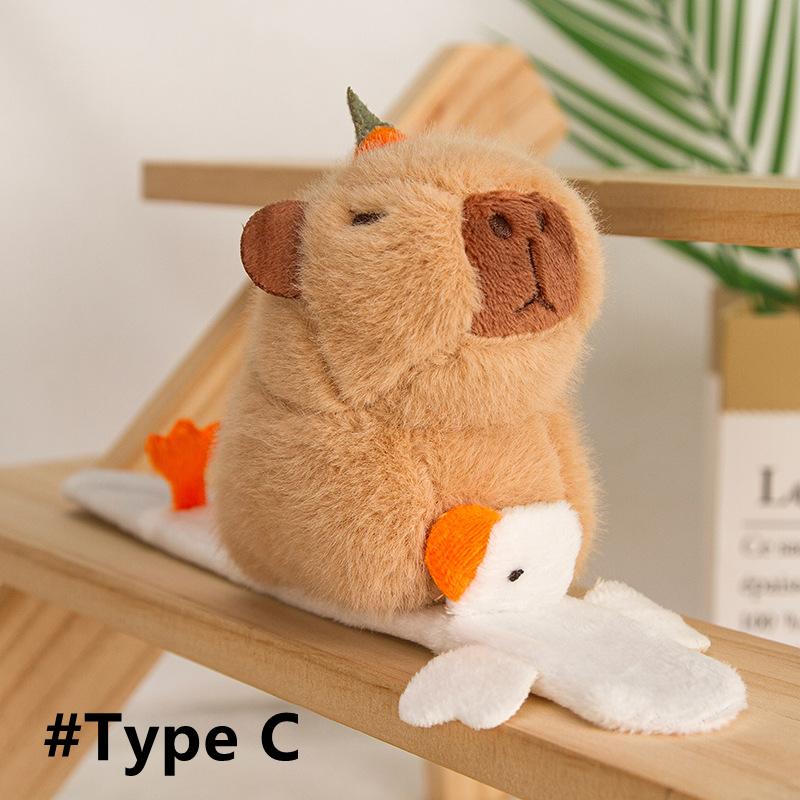 Lustiges Capybara-Schlagarmband - Schüttelnde Flügel Zugdesign, Niedliches Tier zum Tragen für Kinder und Jugendliche (Fidget Modeaccessoire)
