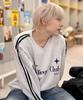 ULIFEZIP San Diego Club Oversized Track V-Neck Sweatshirt 4 Colors [Ulzv_0002]