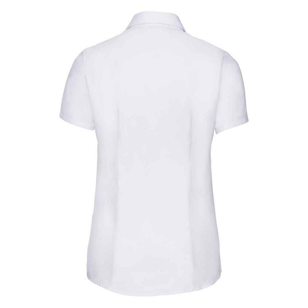 Russell Collection Formales Hemd mit Fischgrätenmuster für Damen/Damen