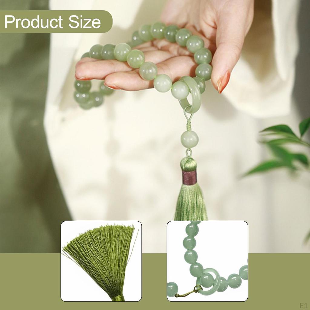 Bead Bracelet Boho Bracelets Decorative Fashion with Tassel Link for Women Anniversary