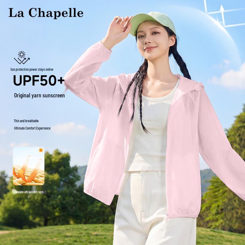 La Chapelle Women s Hooded Lightweight UV Protection Sun Jacket XL