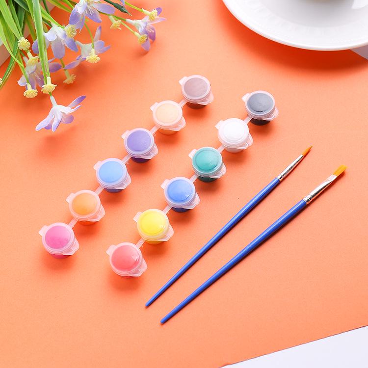 

12-Color 3ml Dual-Pen Watercolor Acrylic Oil Paint Set