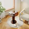 Tea side living room, coffee shop table, rounded corners, work, reading books, coffee shop table, balcony, acrylic coffee shop