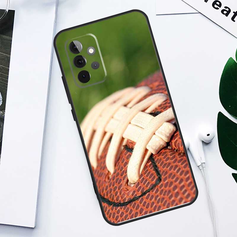 American Football College Sport For Samsung Galaxy A06 A05 A16 A54 A34 A14 A55 A35 A15 A53 A33 A13 A22 A32 A52 Phone Case