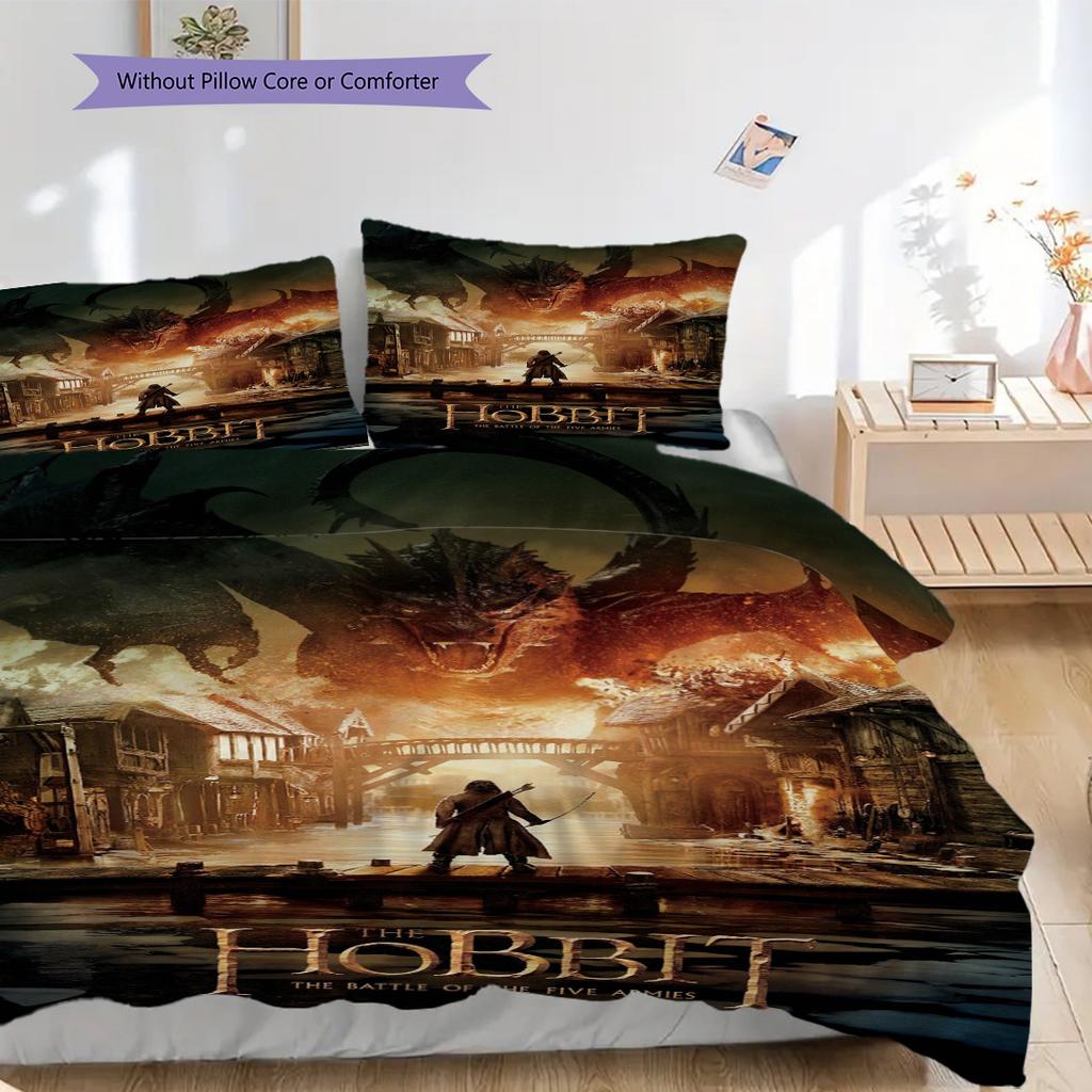 Hobbit Journey Bedding 1 Duvet Cover 2 Pillowcase Without Core Duvet Cover And Pillowcase Bedding Set Christmas Birthday Gift Bedding